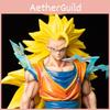 Потрясающая фигурка Гоку Супер Сайяна 3 из Dragon Ball Z Gk с уникальным двойным скульптом головы