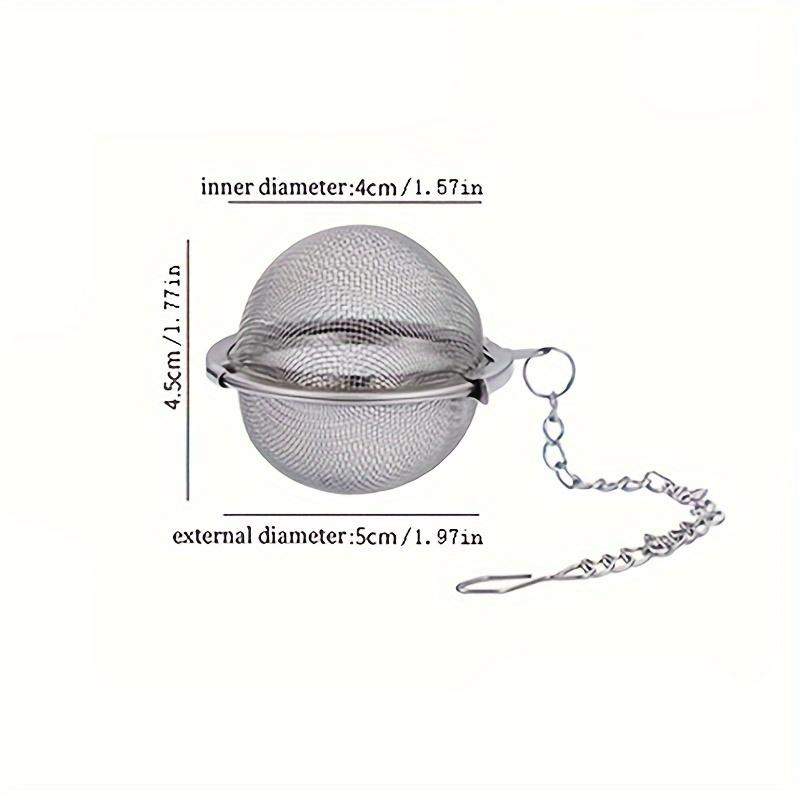 1 шт., Премиальный сетчатый шарик для чая, металлическое ситечко для чая, креативное заварочное устройство для листового чая, кухонные принадлежности