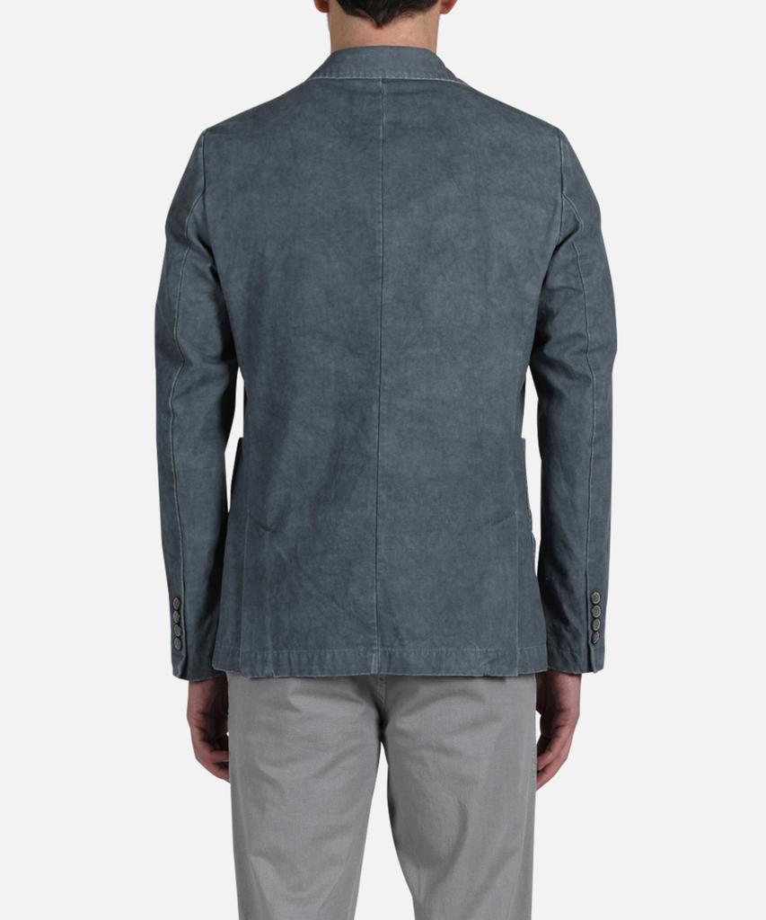 Panicale Blue Stone Washed Cotton Jacket