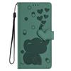 Мультяшный флип-кейс Elephone для iPhone 16 Pro Max 16E 15 Plus 14 13 12 12 8 XS XR Милый кожаный кошелек с 3 отделениями для карт, противоударный чехол