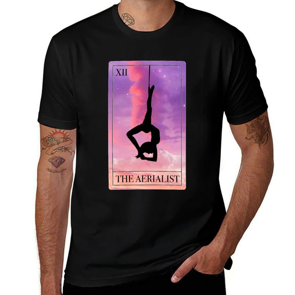 The Aerialist The Hanged Unisex Tarot Card Tshirt Large Size Soft Cotton Tshirt