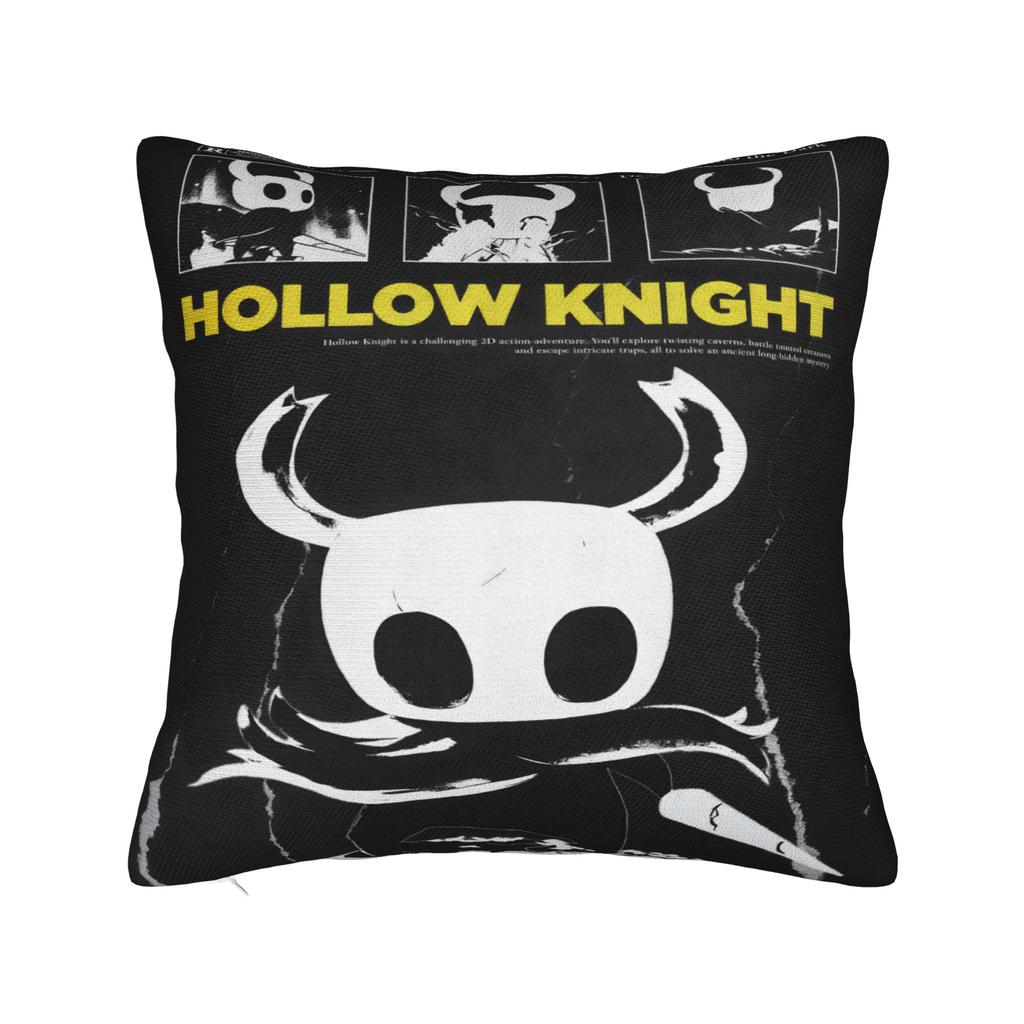 Мультяшный персонаж игры Hollow Knight Рыцарь и Шершень Наволочка Мягкая Наволочка для Подушки Винтажная Наволочка для Гостиной Кровати Стула