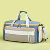 Contrast Color Large Capacity Oxford Cloth Luggage Bag Dry and Wet Separation Storage Travel Bag