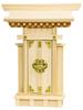 Fitpost Shinto Shrine with Sleeves, Made In Japan, 820329, Natural, Approx. 27 X 7 X 35cm (H), (Sacred Talisman Fits) Approx. 27 X 9cm (L X W)