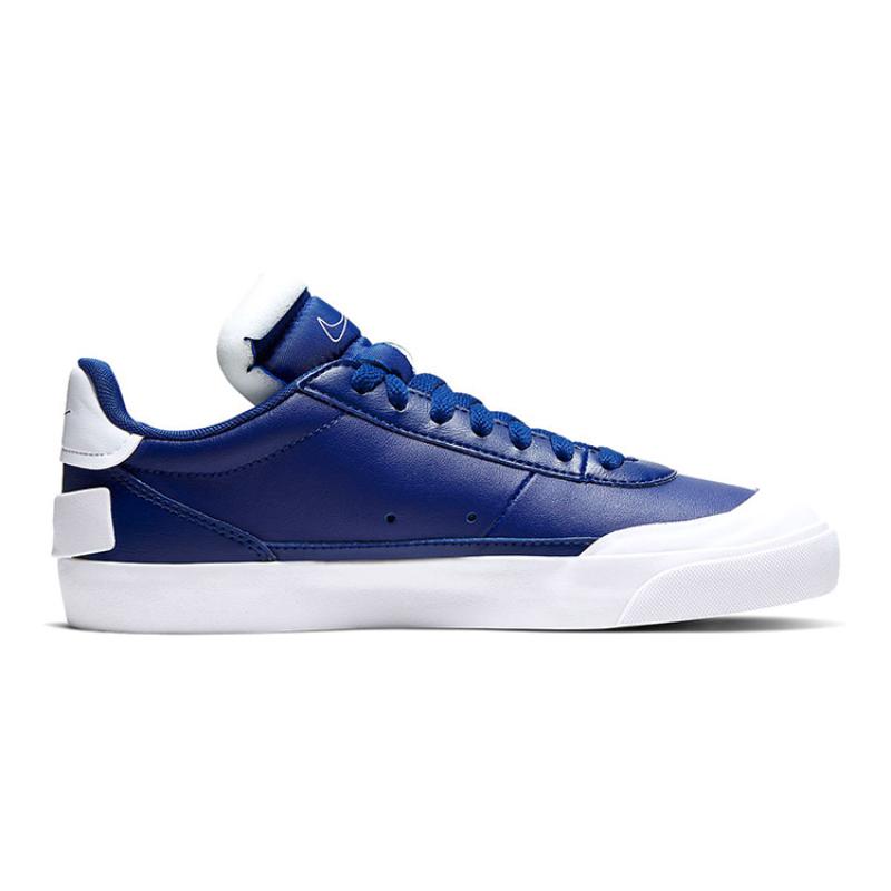 Nike Drop Type PRM Low top Kids' Skateboarding Shoes Blue White Teenagers Sneakers CQ4383-400