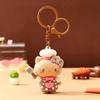 Chef Kitty Keychain Cartoon Bag Charms Backpack Purse Hanging Ornament Car Key Accessories Cute Gift for Girls Women
