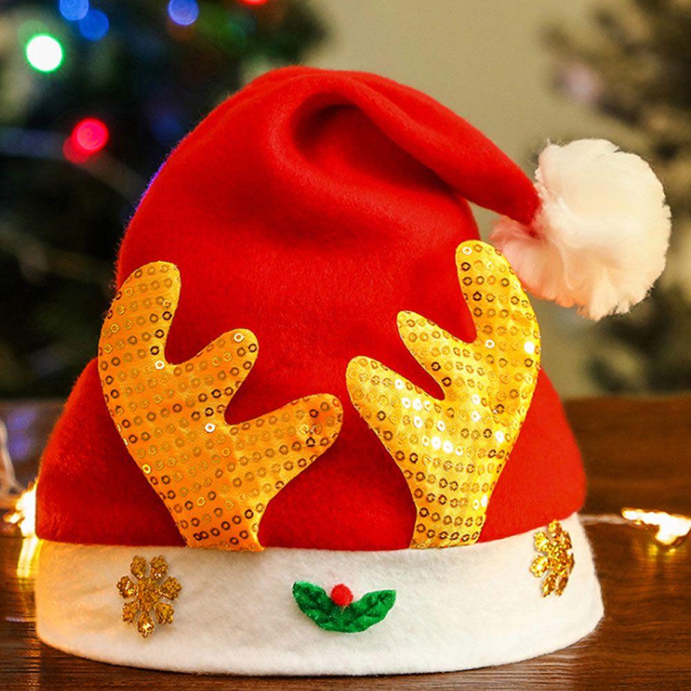 Christmas Gift Lovely Classic Santa Claus Cap Christmas Hat Festival Supplies Plush