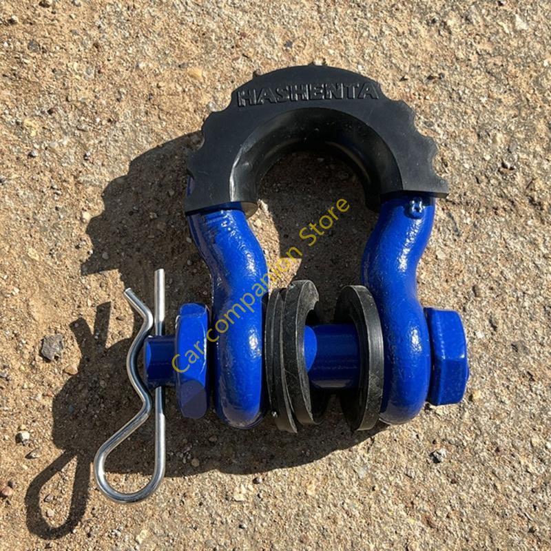 5/8" 18mm Pin Off-road Recovery Towing Gear Anti-Rust D-ring Bow Shackle 2Pcs 11UD
