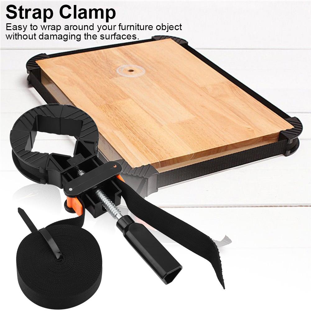 6M Adjustable Corner Clamp Band Strap 4 Jaws Picture Frame Holder Woodworking Tool