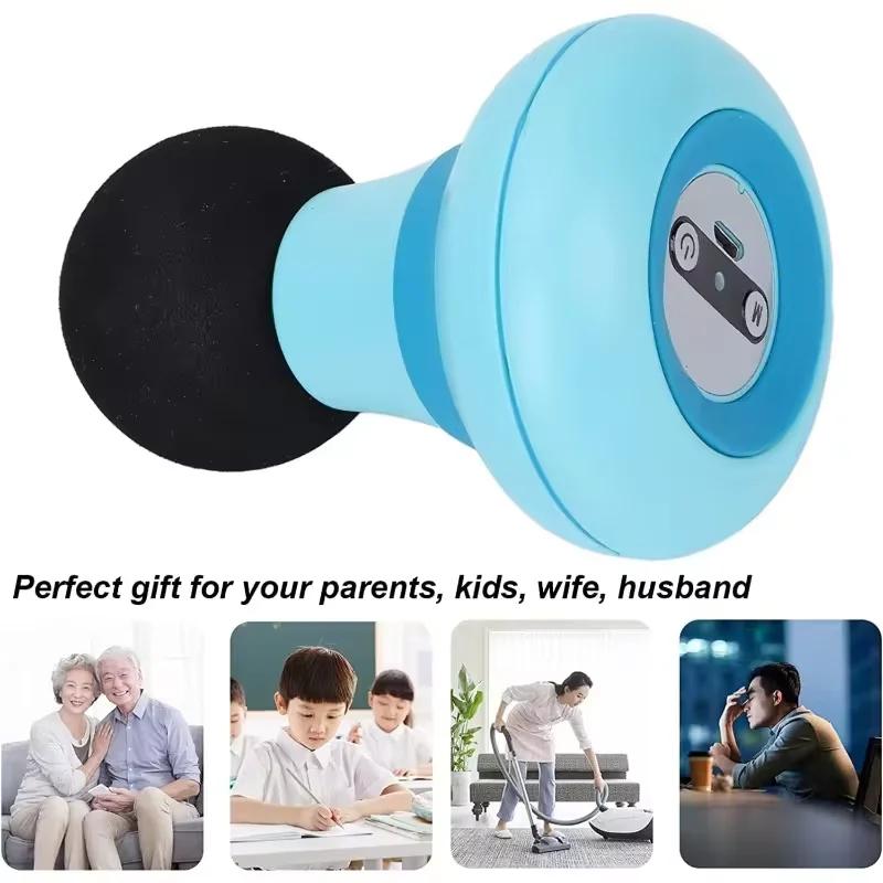 Portable Mini Handheld Electric Massager Deep Tissue Percussion Massage Gun Compact Muscle Relax Tool For Back Neck Shoulder Leg