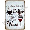DORA Tin Sign Coffee Tin Sign Posters Wall Decorations Vintage Cafe Retro Club Pub Bar Painting Home Decor Friends Wall Art