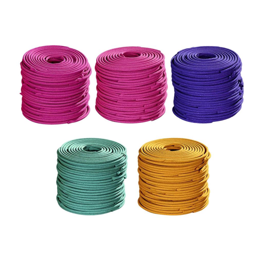 24Pcs Spiral Incense Coils Bedroom Fragrance Living Room Coils for Teahouse Home Office Indoor Meditation