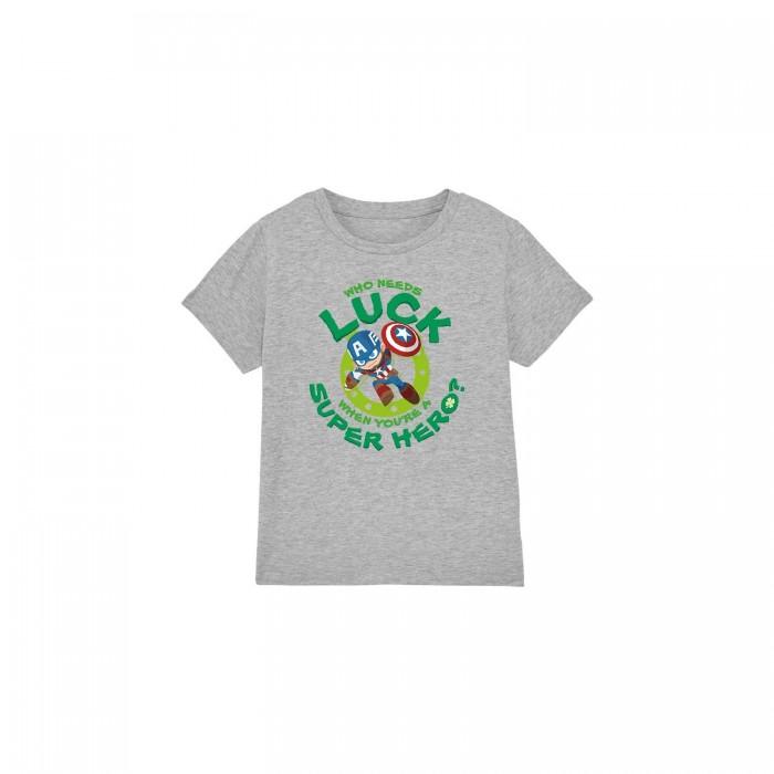 Captain America Childrens/Kids St Patrick´s Day Lucky Superhero St Patricks Day T-Shirt