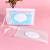 Easy-carry Snap Strap Cleaning Wet Wipes Bag Mask Case Cosmetic Container Napkin Storage Pouch