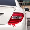 G015 14x5 см Автомобильные наклейки Красные капли крови Автомобильный Хэллоуин Стиль Декоративное стекло Наклейка на фару автомобиля Водоотталкивающий Бампер
