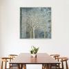 Декоративные картины Сине-белое дерево Современные абстрактные легко повесить клейкие картины Украшения для стен