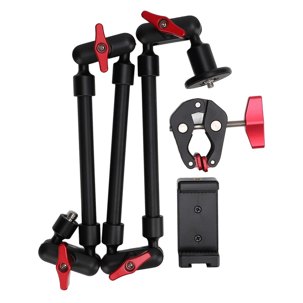 Desk Camera Mount Professional 360 Degree Adjustable Camera Clamp Mount with 1 4 Inch 3 8 Inch Thread for LED Light