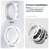Прочный Безель+Мягкий TPU Бампер Чехол для Samsung Galaxy Watch 8 classic 46мм Защитная Крышка Galaxy Watch 8 classic Защита