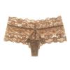 Сексуальные женские однотонные прозрачные бесшовные трусики с низкой талией, женские кружевные трусики с цветочным принтом на бедрах