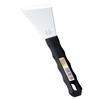 Tomita Cutlery Jinsakura Leather Skiver, Y-Shaped Diagonal #330, Silver, Width 63mm X Length 220mm, Product Number: 4986956003301
