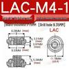 LAC Stainless Steel Self-Locking Floating Rivet Nut Standoff in Sizes M4-M6/440/632/832/032
