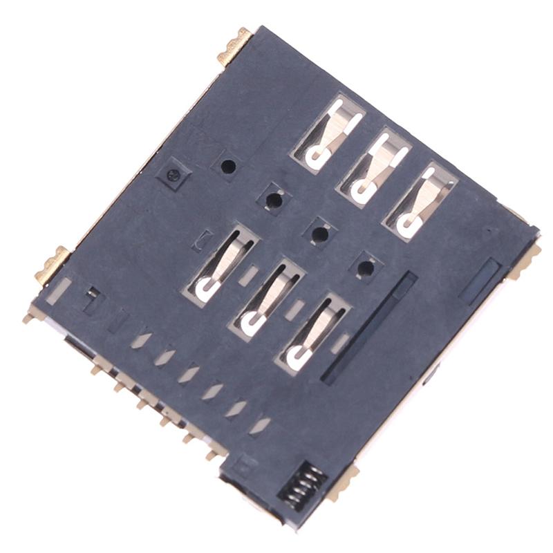 Mup-C792 Micro Sim Card Connector Patch Самопрокалывающийся 6+1 P Sim Card Slot Socket