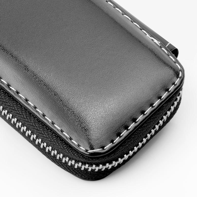 CYYPT1 for Leather Car Key Case Multi Function Key Storage Bag For Alfa Romeo Giulia Stelvio MiTo Giulietta Tonale 4C 156 Accessories