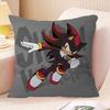 Cartoon SSonics Personalized Pillow Cover Kids Bedroom Wild Party Decor Pillowcase kid Birthday shower Gift