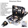 Female Alligator Makeup Case Leather Professional Cosmetic Case Brushes Make Up Suitcase Women Travel Beautician Cosmetics Bag
