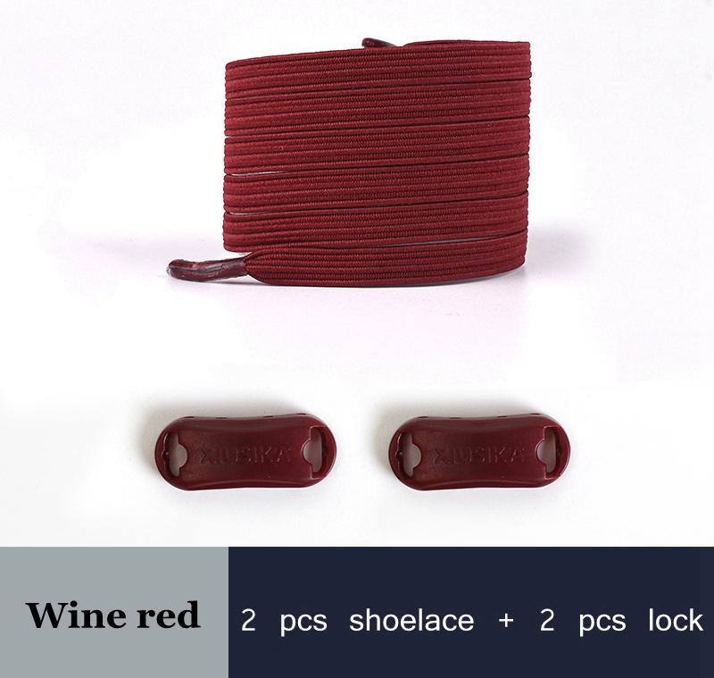 1 пара эластичных шнурков без завязывания для кроссовок, плоские шнурки без завязывания, шнурки с фиксатором для детей и взрослых
