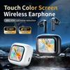 Wireless Earphones Touch Screen Bluetooth 5.4 ANC+ENC Colour Screen Noise Reduction Wireless Ear Headphones HiFI Stereo Sound Earbuds LX-10