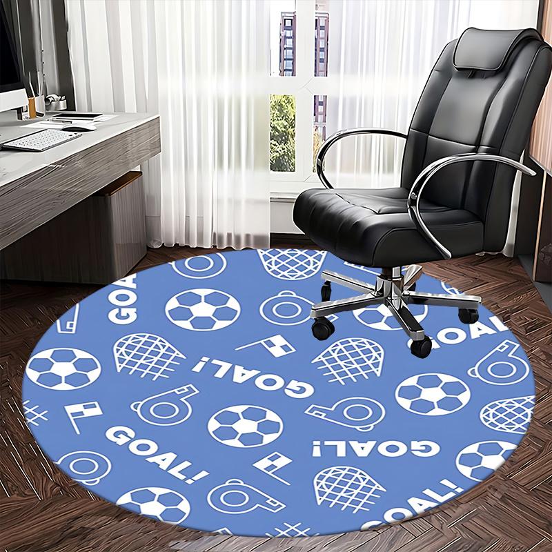 Goal! Soccer Office Carpet Chair Mats, Sports Themed Rug for Home Decor, Office, Living Room, Bedroom, Gift Idea1118071a