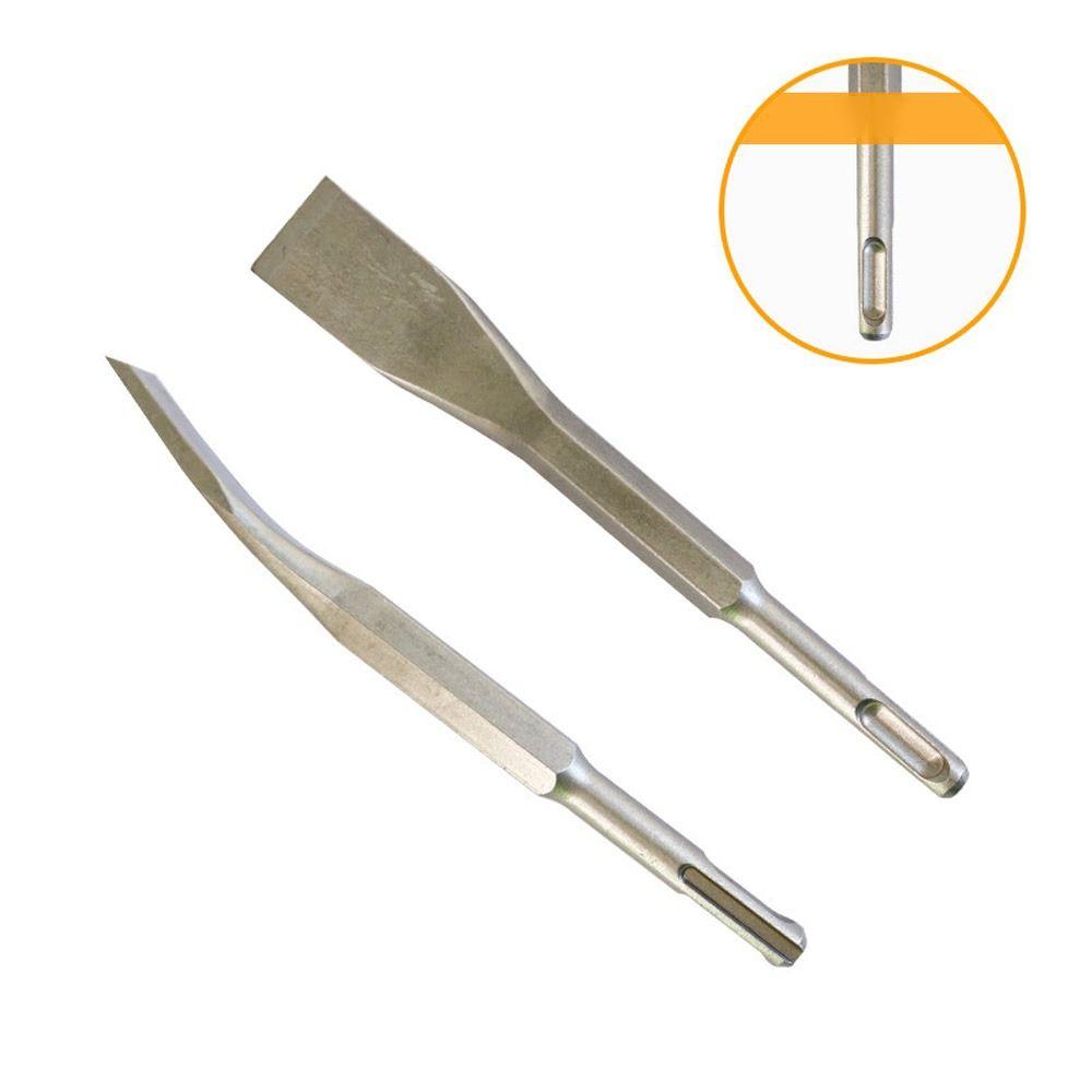 Изогнутая плоская зубило с локтевой головкой, стальная электрическая дрель-перфоратор, ударная дрель-перфоратор для кирпича