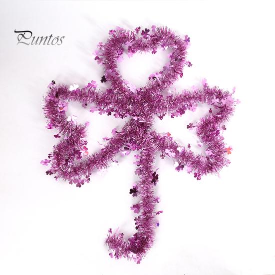 Шемрок Тинсел Стрит. Украшение стены ко Дню Святого Патрика создает шикарную атмосферу и уникальный реквизит для фотографий, высокопроизводительный подвесной кулон