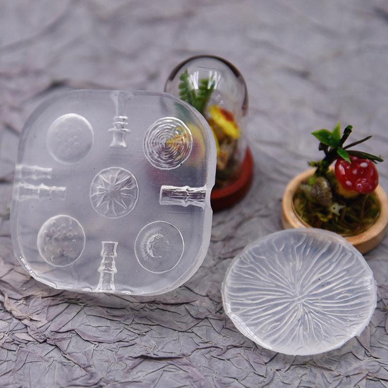 2 шт./набор мини-гриб силиконовая форма ультралегкая глина смола глина мягкая керамика своими руками миниатюрный гриб быстрый инструмент для моделирования