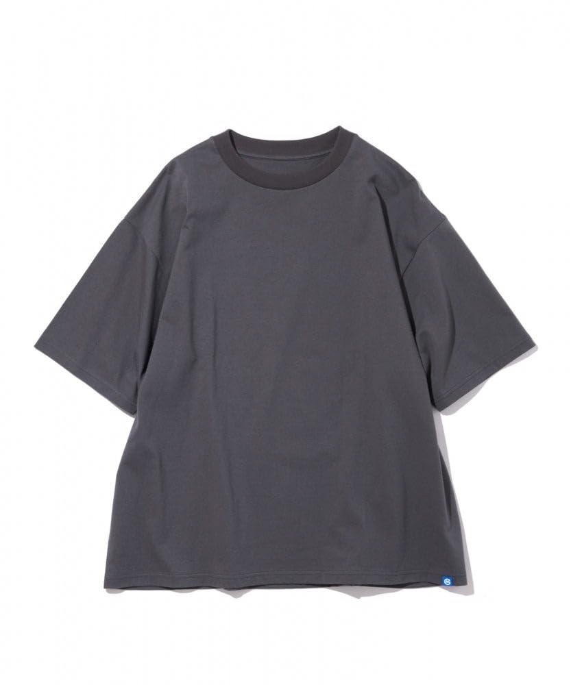 GORDON MILLER Men's Short Sleeve Stand Up T-Shirt, Size M, Gray, 32605