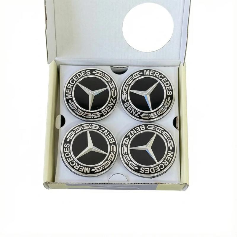 Wheel Center Hub Caps 75mm Floating Magnetic Levitation For Mercedes Benz AMG C E S Class GLE GLC GLS W204 W205 W212 WZWQIWAA