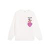 Li Ning X Disney Pixar Strawberry Bear Series с рисунком из мультфильма, флисовая толстовка с круглым вырезом и длинными рукавами, женская толстовка белого цвета AWDSG04-1