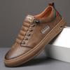 Men's Shoes 2024 New Comfortable Casual Leather Shoes Men's Board Shoes