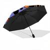 1pc Spooky Pumpkin Pokémon Automatic Folding Umbrella - 3 Folding Design, Vivid Cartoon Pattern, Suitable for Outdoor Activities, A Gift for Fans
