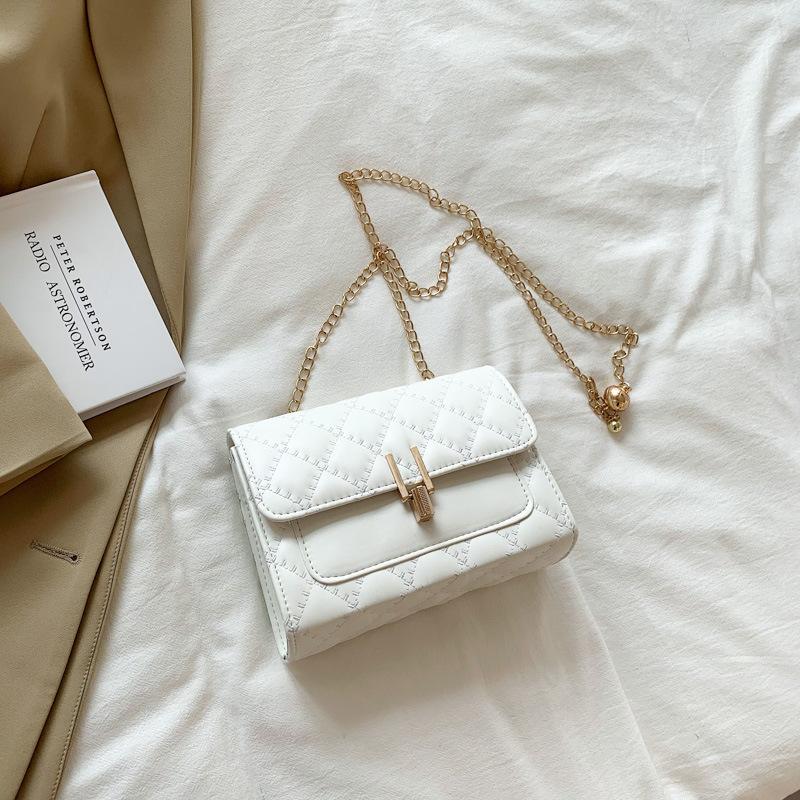 Винтажная сумка-цепочка 2023, модная сумка-мессенджер на одно плечо, простая маленькая квадратная сумка, тренд