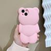 Противоударный чехол для телефона Ins с мультяшным 3d медведем для Iphone 13 11 12 Pro Max Xs Max Xr X Xs, силиконовая защита линз, мягкая задняя крышка