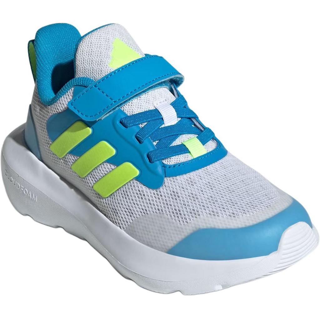 Adidas FortaRun 2.0 C Solar Blue Lucid Lemon Kids Sneakers Dash-Grey JQ4866