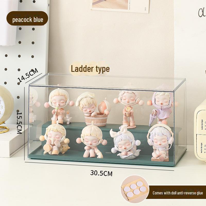 Прозрачный акриловый ящик для хранения LEGO и моделей, пыленепроницаемое матовое покрытие