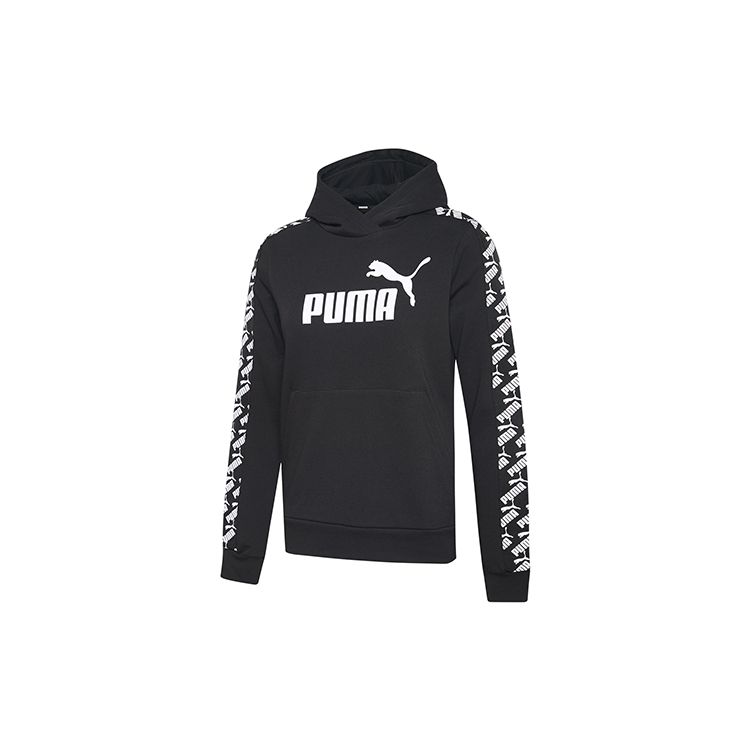 Puma Повседневная толстовка с капюшоном с принтом Женские топы Черный 583817-01