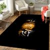 Realistic tiger eyes Rug Floor Mat for Living Room or Bedroom Soft and Comfortable Carpet a Gift for Birthday and Holiday.MFF0918121