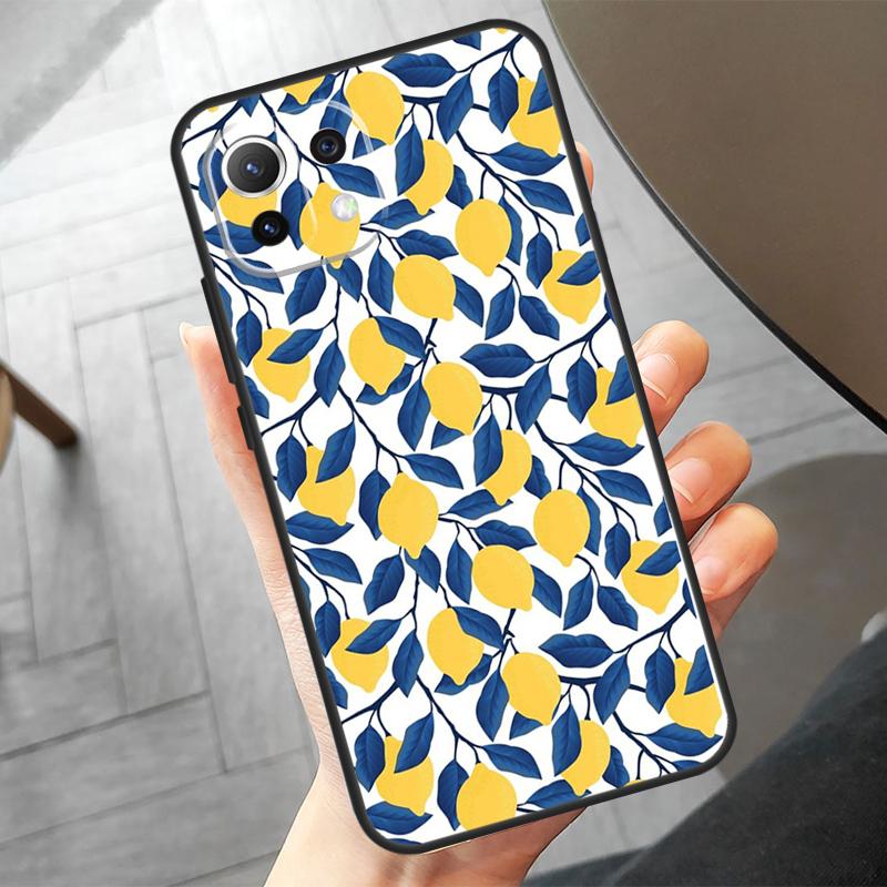 Летний Фруктовый Лимонный Чехол Для Xiaomi 15 Pro 13 14 Ultra 11T 12T 13T 14T Pro POCO F7 X7 Pro X3 X5 X6 F5 F6 Обложка