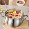 Chuidahuang 304 Stainless Steel Anti-Overflow Stockpot with Steamer