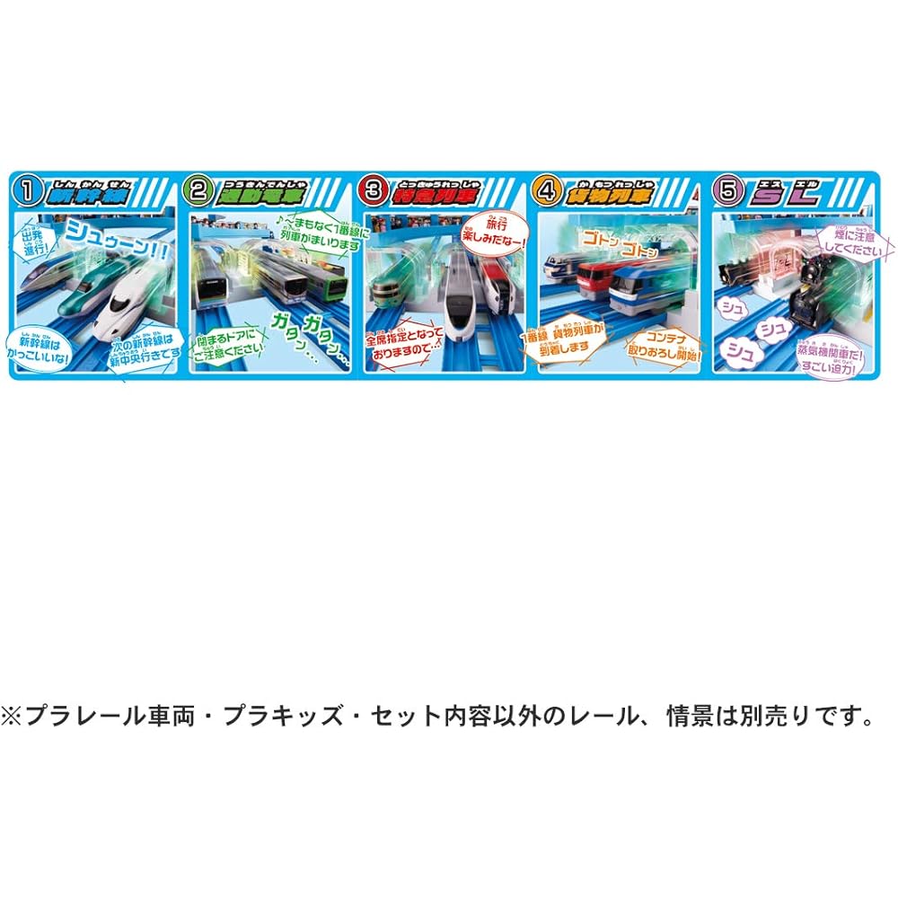 Plarail Gogo Departure Station with Signal Light Features Toy Train Set