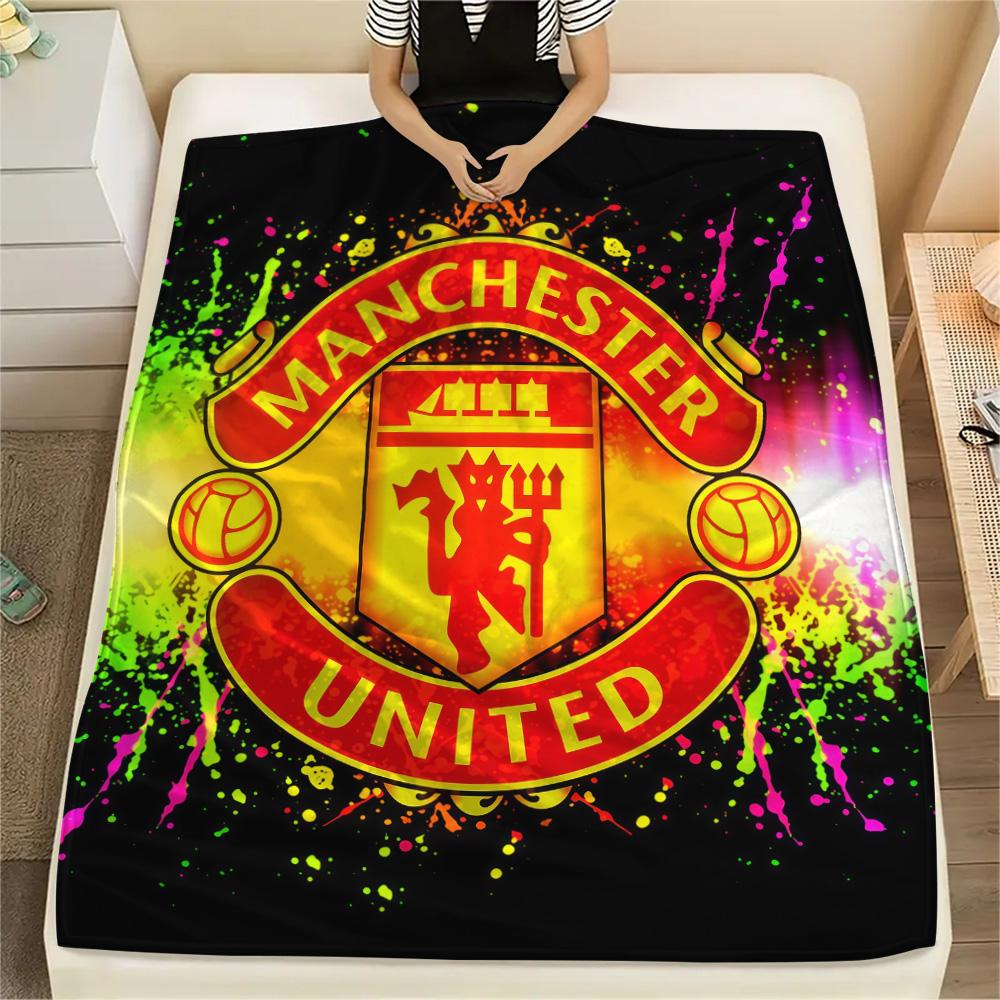 Manchester United Flannel Blanket, High quality Comfortable for All Seasons, Home Decor, Warmth and Comfort